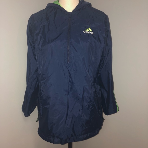 adidas Jackets & Blazers - Vintage Adidas windbreaker half Zip Jacket